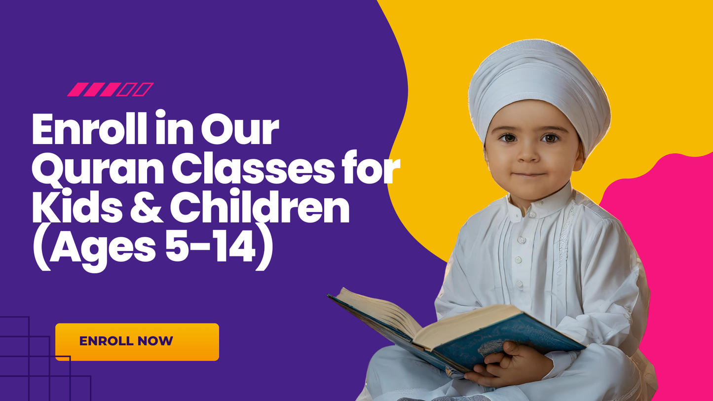 📚 Quran Classes for Kids & Children (Ages 5-14)
